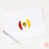 San Diego Flag Ronde Sticker (Envelop)