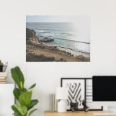 San Diego Foto Torrey Pines Beach Grote Print (Thuiskantoor)