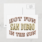 San Diego Fun Briefkaart (Voorkant / Achterkant)