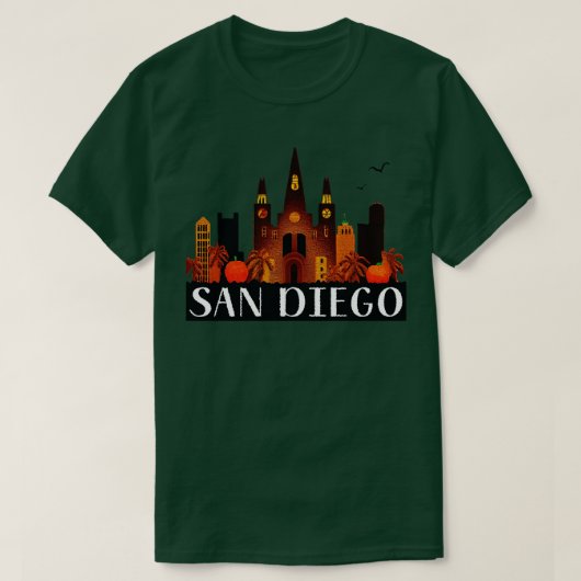 San Diego Halloween T-shirt (Design voorkant)