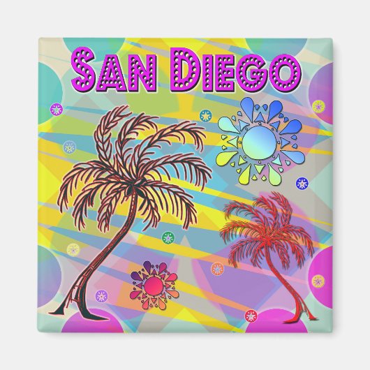 San Diego Happy en Hope Magnet (Voorkant)