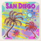 San Diego Happy en Hope Onderzetter (Voorkant)