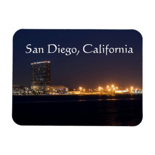 San Diego Harbour 's nachts Magneet