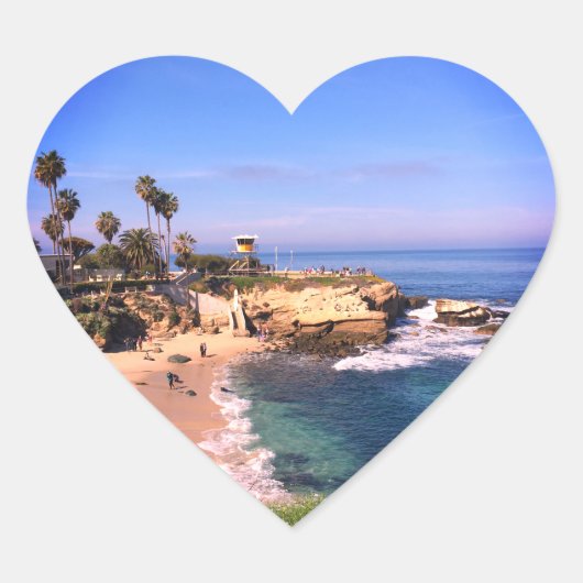 San Diego Hart Sticker (Voorkant)