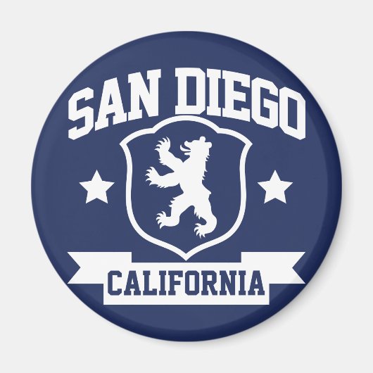 San Diego Heraldry Magneet (Voorkant)
