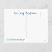 San Diego Hibiscus Feestdagenkaart (Achterkant)