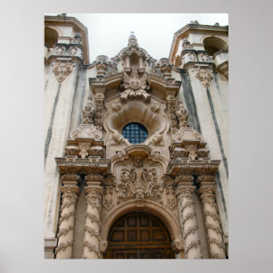 san diego historische kerk poster