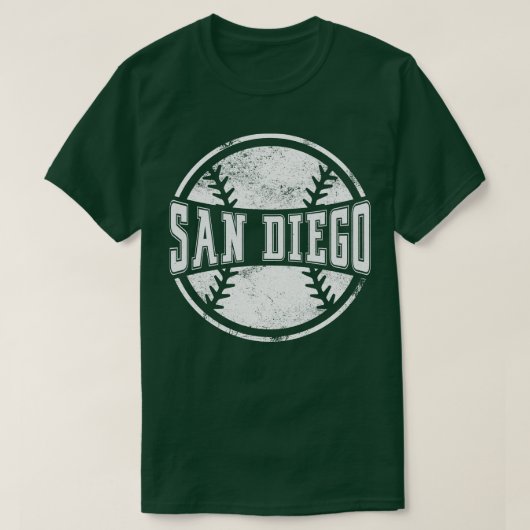 San Diego Honkbal Team Gift T-shirt (Design voorkant)