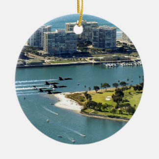 San Diego hornets Keramisch Ornament