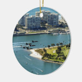 San Diego hornets Keramisch Ornament (Links)