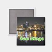 San Diego in Night Magneet (Voorkant / Achterkant)