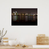 San Diego in Night Poster (Keuken)