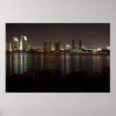 San Diego in Night Poster (Voorkant)