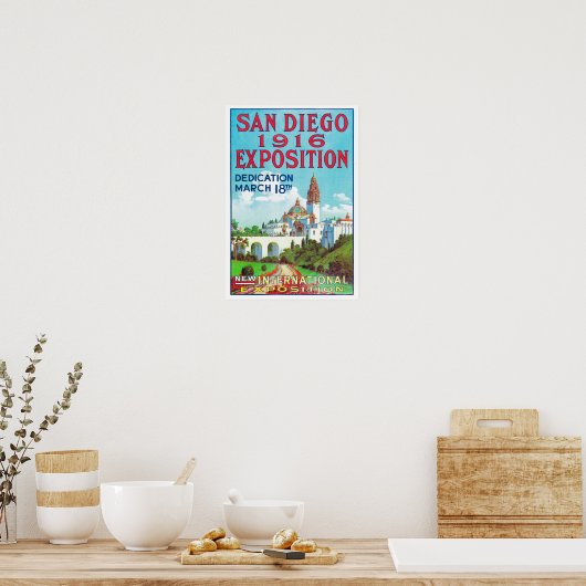 San Diego International Exposition Poster (Keuken)