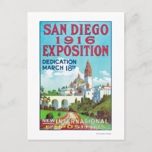San Diego International Exposition Poster Briefkaart