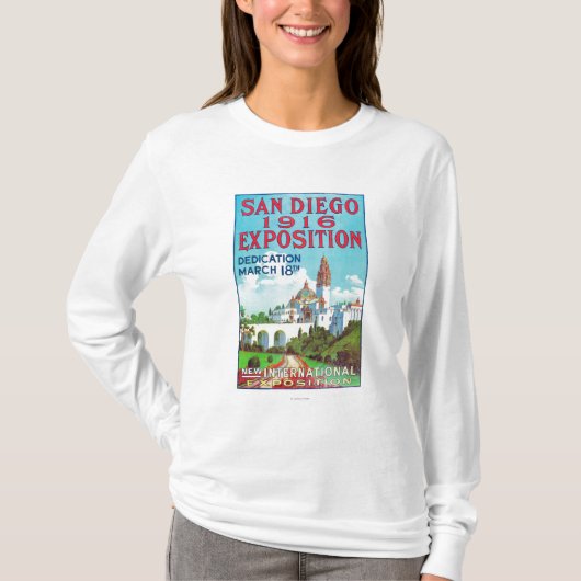 San Diego International Exposition Poster T-shirt (Voorkant)