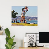 San Diego Kissende Couple Poster (Thuiskantoor)