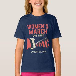 San Diego lange hoes overhemd voor vrouwen in maar T-shirt