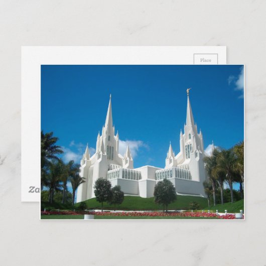 San Diego LDS Temple Briefkaart (Voorkant / Achterkant)