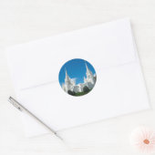 San Diego LDS Temple Ronde Sticker (Envelop)