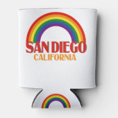 San Diego LGBT Dag Rainbow Flag Pride Calofornia Blikjeskoeler (Voorkant)