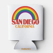 San Diego LGBT Dag Rainbow Flag Pride Calofornia Blikjeskoeler (Achterkant)