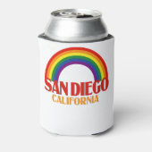 San Diego LGBT Dag Rainbow Flag Pride Calofornia Blikjeskoeler (Blikje Achterkant)