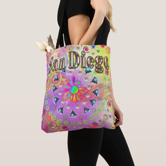 San Diego Lucky Golden Canvas tas (Dichtbij)