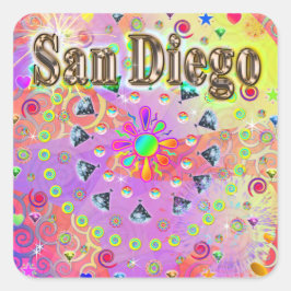 San Diego Lucky Golden Sticker