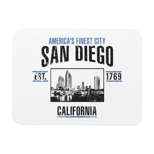 San Diego Magneet (Horizontaal)