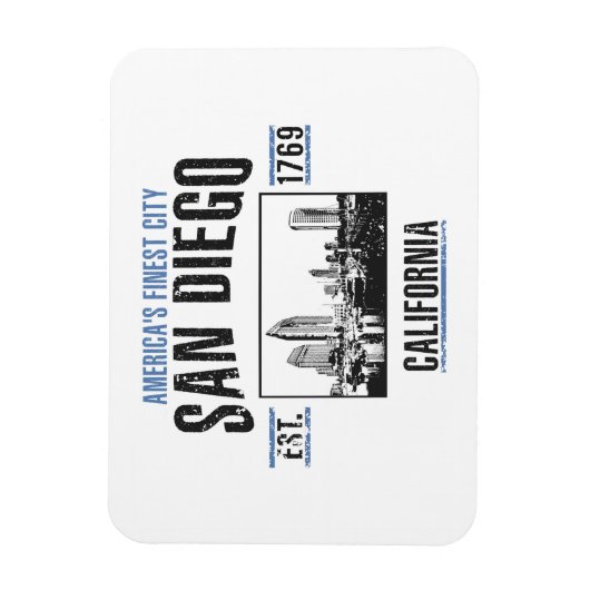 San Diego Magneet (Verticaal)