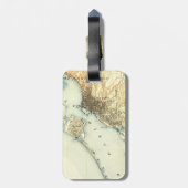 San Diego  Map Bagagelabel (Achterkant verticaal)