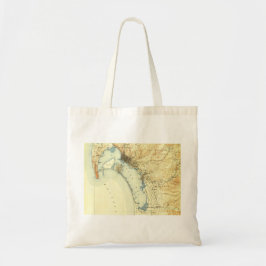 San Diego  Map Tote Bag