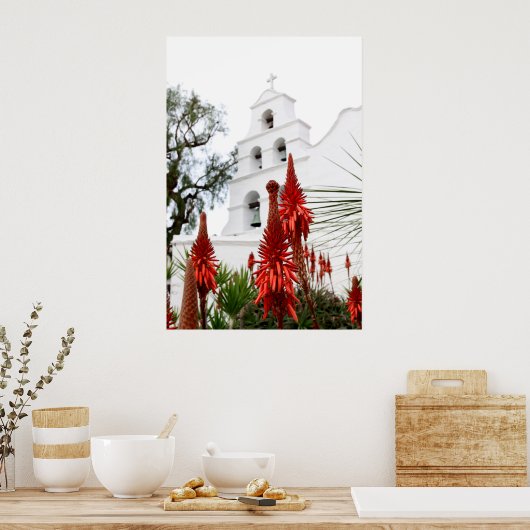 San Diego Mission Poster (Keuken)