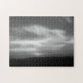 San Diego Moody zwart-wit zonsondergang Legpuzzel