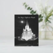 San Diego Mormon Temple Briefkaart (Staand voorkant)