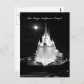 San Diego Mormon Temple Briefkaart (Voorkant / Achterkant)
