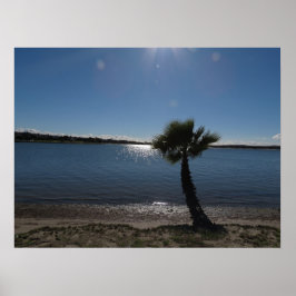 San Diego Morning op het strand. Poster