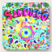 San Diego Mystic Dance Bier Onderzetter (Voorkant)
