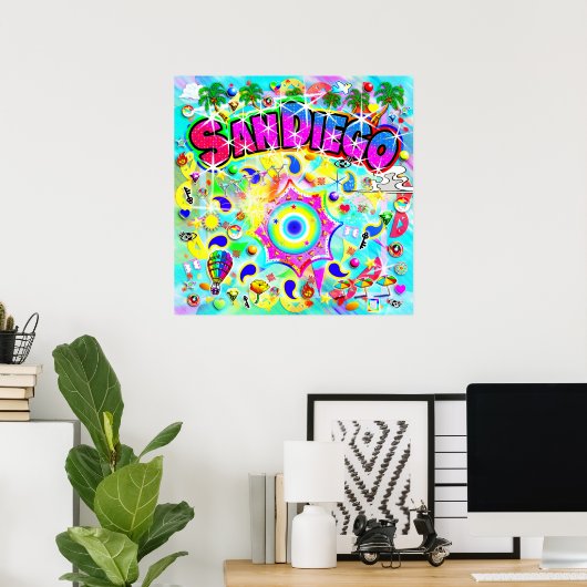 San Diego Mystic Dans Poster (Thuiskantoor)
