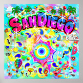 San Diego Mystic Dans Poster (Voorkant)