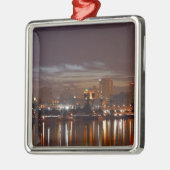 San Diego Nachtlichten Metalen Ornament (Links)