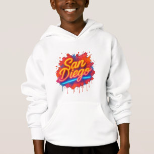 San Diego Neon Street Art – Kleurrijk Retro Script