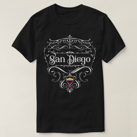 San Diego  ontwerp 1 T-shirt (Design voorkant)