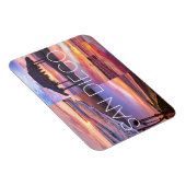 San Diego Pacific Beach Windansea Ocean Sunset Magneet (Rechterzijde)