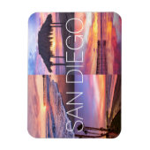 San Diego Pacific Beach Windansea Ocean Sunset Magneet (Verticaal)
