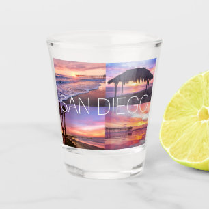 San Diego Pacific Beach Windansea Ocean Sunset Shot Glas