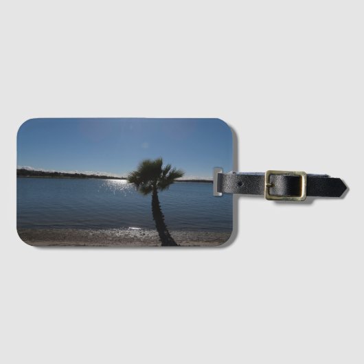San Diego Palm Tree Bagagelabel (Voorkant (horizontaal))