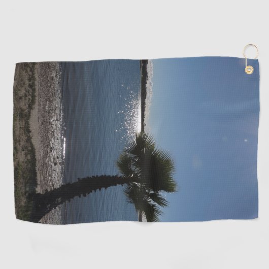 San Diego Palm Tree golfhanddoek (Horizontaal)