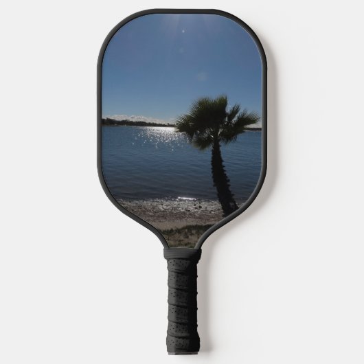 San Diego Palm Tree Pickleball Paddle (Voorkant)